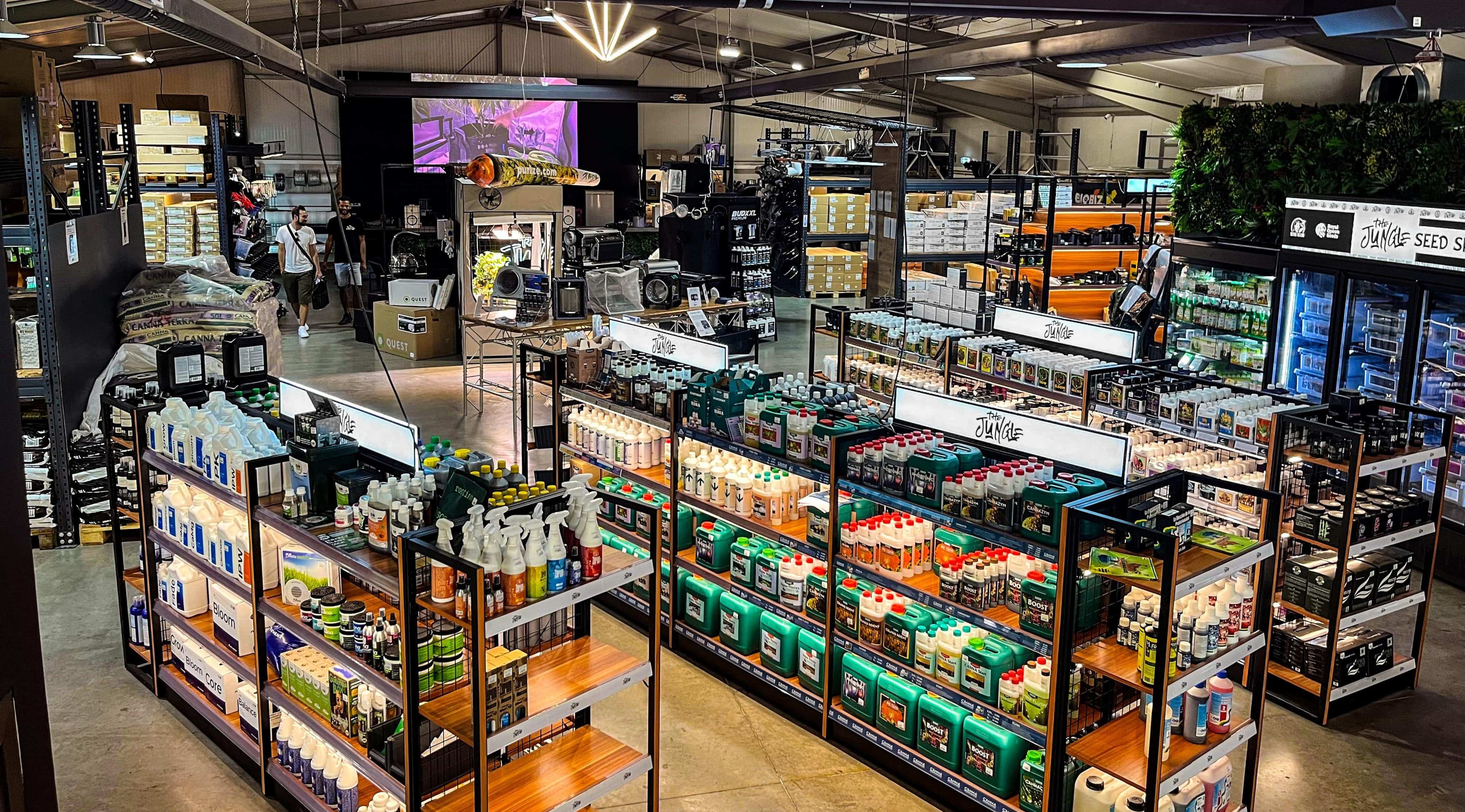 The Jungle Growshop - Dortmund Ladendurchsicht